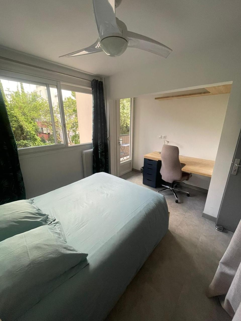 Chambre Avec Salle D'Eau Privee Dans Appartement Partage 200 M Du Tram モンペリエ エクステリア 写真